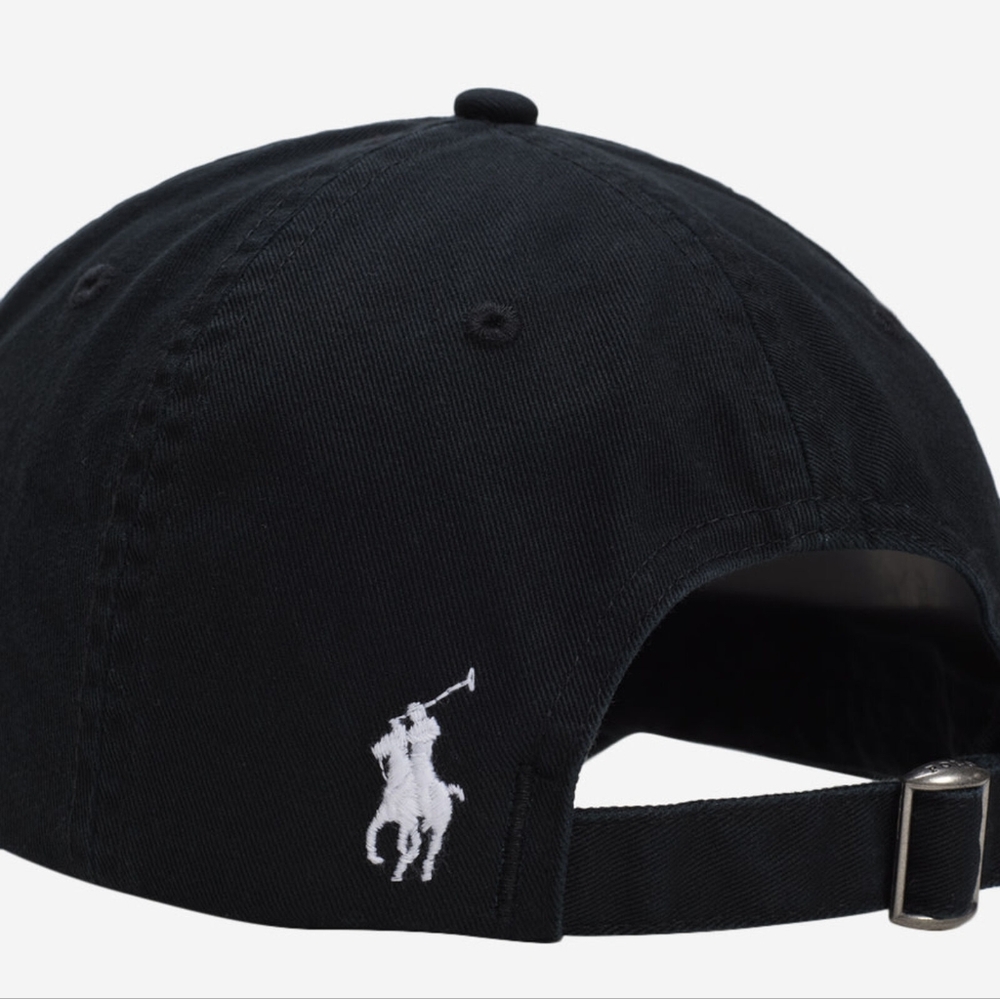 Polo Ralph Lauren Cotton Twill Ball Cap Black - Picture 4 of 13